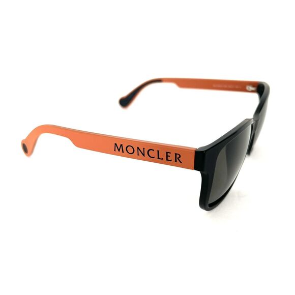 Moncler ML0164-K 05A Sunglasses Black Orange Mens 59 mm - Picture 2 of 7